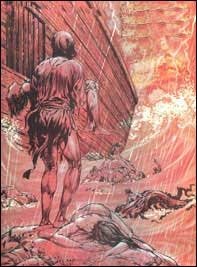 Matt.24:39 En bekenden het niet, totdat de zondvloed kwam, en hen allen wegnam; alzo zal ook zijn de toekomst van den Zoon des mensen.